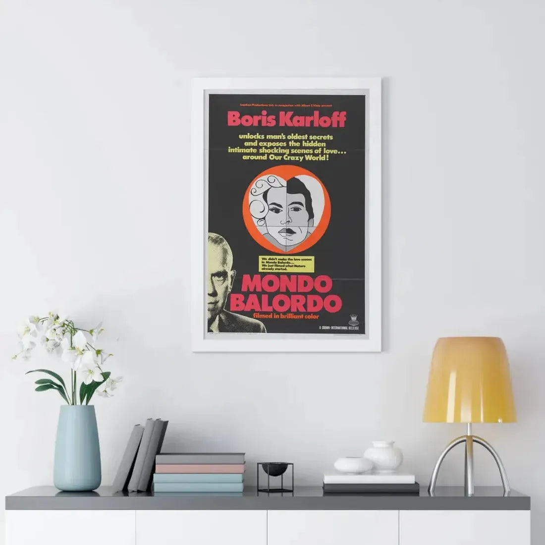 MONDO BALORDO 1964 - Framed Movie Poster - The Sticker Space