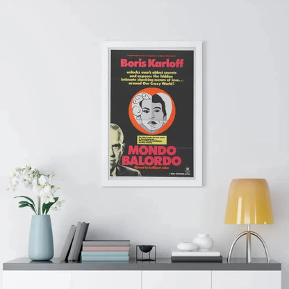 MONDO BALORDO 1964 - Framed Movie Poster - The Sticker Space