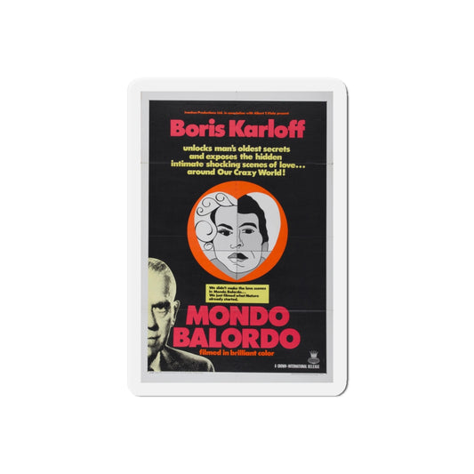 MONDO BALORDO 1964 Movie Poster - Refrigerator Magnet