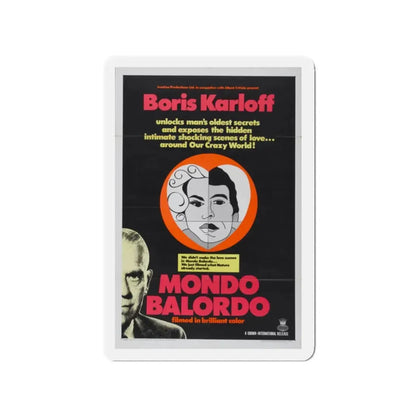 MONDO BALORDO 1964 Movie Poster - Refrigerator Magnet - The Sticker Space