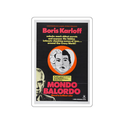 MONDO BALORDO 1964 Movie Poster STICKER Vinyl Die-Cut Decal-4 Inch-The Sticker Space