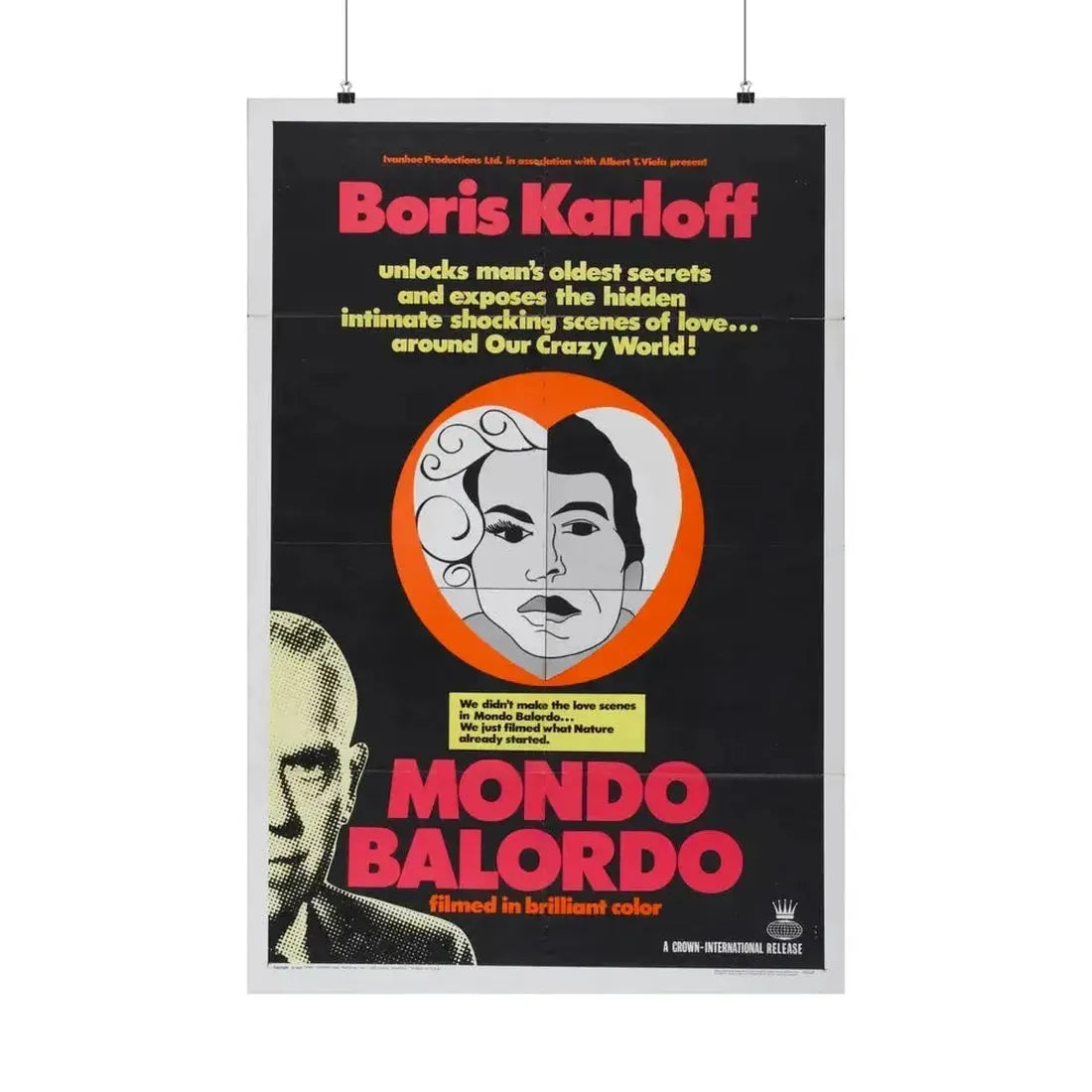 MONDO BALORDO 1964 - Paper Movie Poster 24″ x 36″ Matte - The Sticker Space