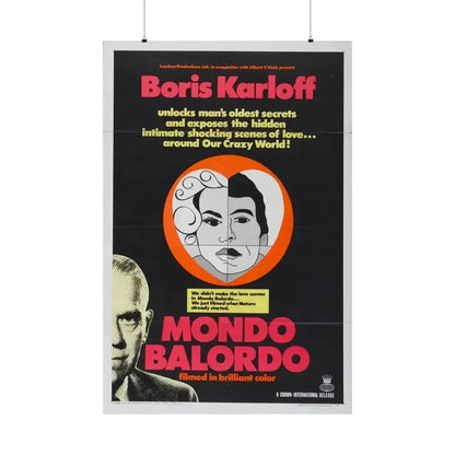 MONDO BALORDO 1964 - Paper Movie Poster 36" x 54" Matte - The Sticker Space