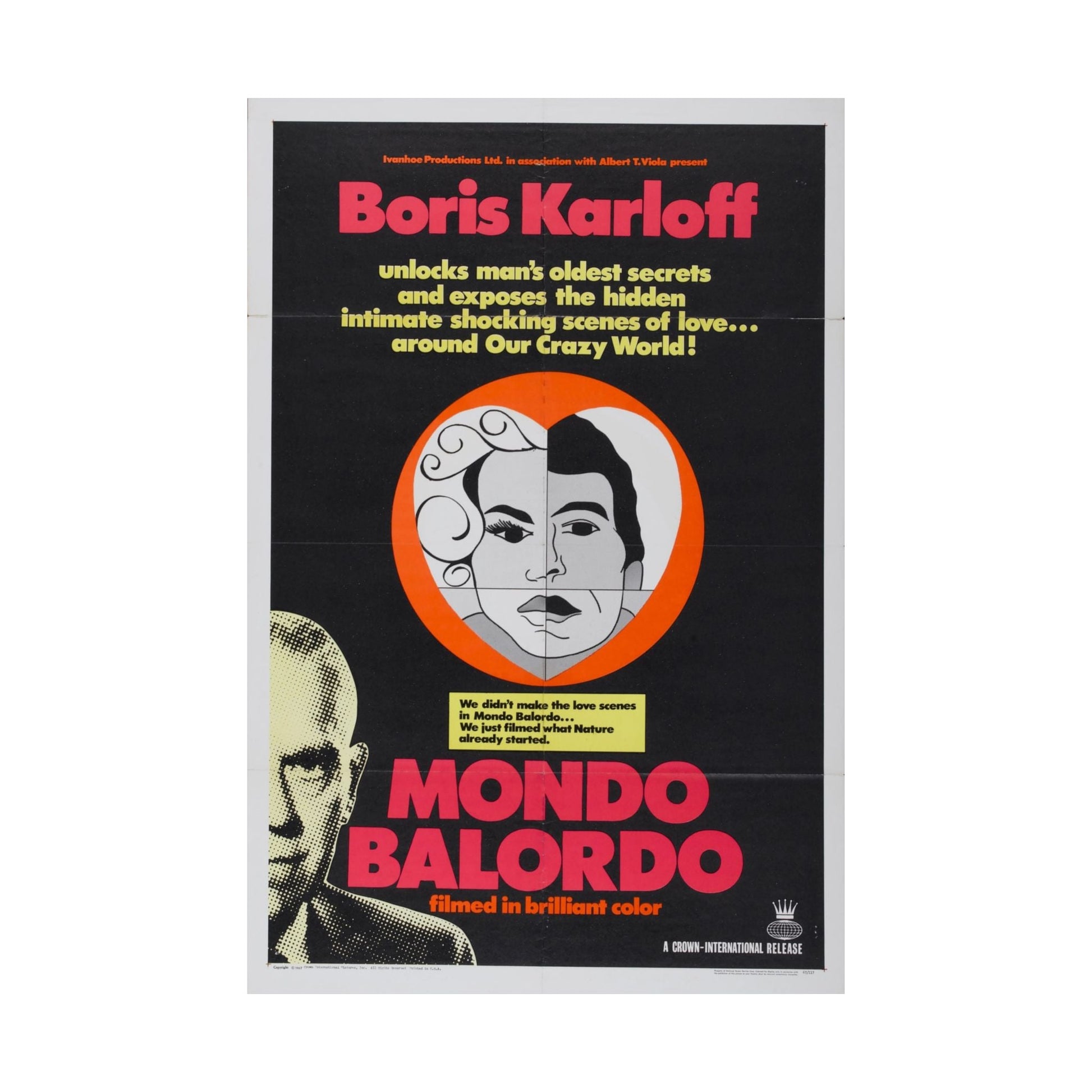 MONDO BALORDO 1964 - Paper Movie Poster-The Sticker Space