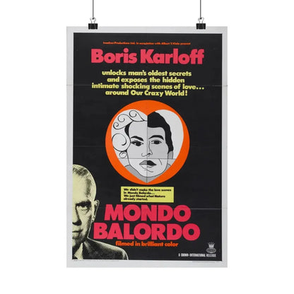 MONDO BALORDO 1964 - Paper Movie Poster - The Sticker Space