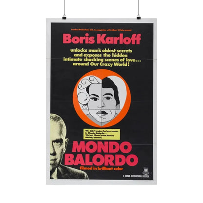 MONDO BALORDO 1964 - Paper Movie Poster - The Sticker Space