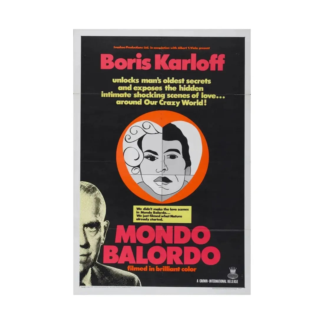 MONDO BALORDO 1964 - Paper Movie Poster - The Sticker Space