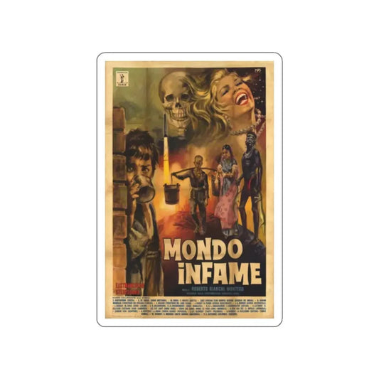 MONDO INFAME 1963 Movie Poster STICKER Vinyl Die-Cut Decal 2 Inch - The Sticker Space