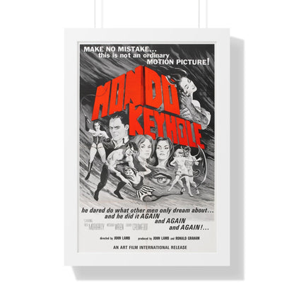 MONDO KEYHOLE 1966 - Framed Movie Poster-16″ x 24″-The Sticker Space