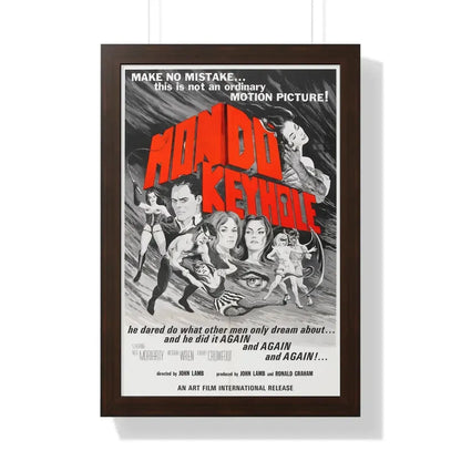 MONDO KEYHOLE 1966 - Framed Movie Poster - The Sticker Space