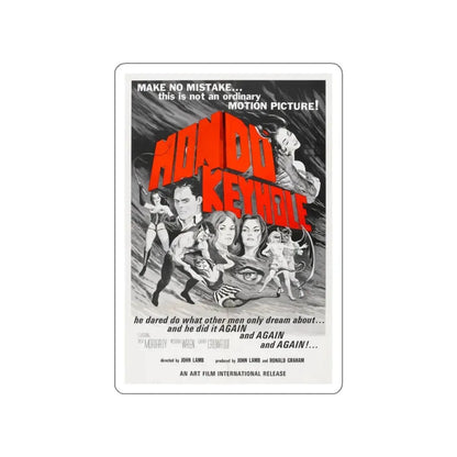 MONDO KEYHOLE 1966 Movie Poster STICKER Vinyl Die-Cut Decal - The Sticker Space