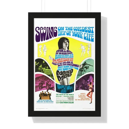 MONDO MOD 1967 - Framed Movie Poster 16″ x 24″ Black - The Sticker Space