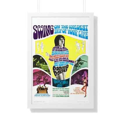 MONDO MOD 1967 - Framed Movie Poster 20" x 30" White - The Sticker Space