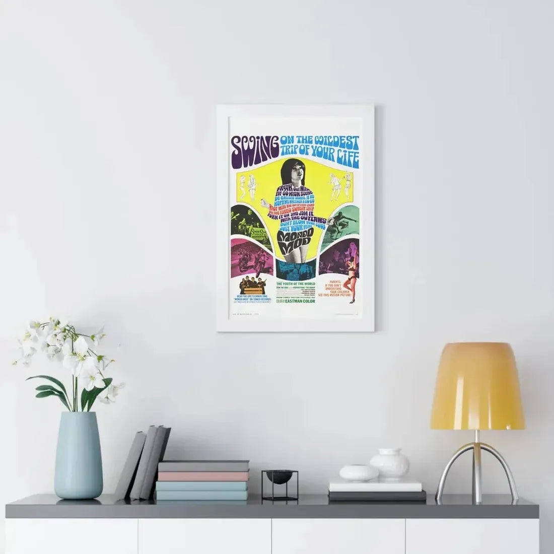 MONDO MOD 1967 - Framed Movie Poster - The Sticker Space