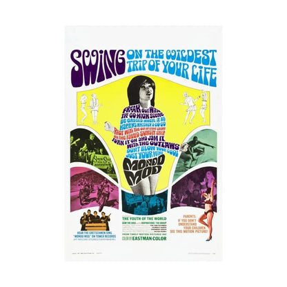MONDO MOD 1967 - Paper Movie Poster - The Sticker Space