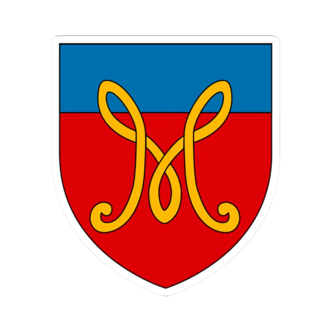 Mondovi Coat of Arms French Algeria (Algeria) (Coat of Arms) STICKER Vinyl Kiss-Cut Decal 2 Inch White - The Sticker Space