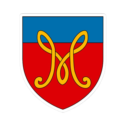 Mondovi Coat of Arms French Algeria (Algeria) (Coat of Arms) STICKER Vinyl Kiss-Cut Decal 3 Inch White - The Sticker Space