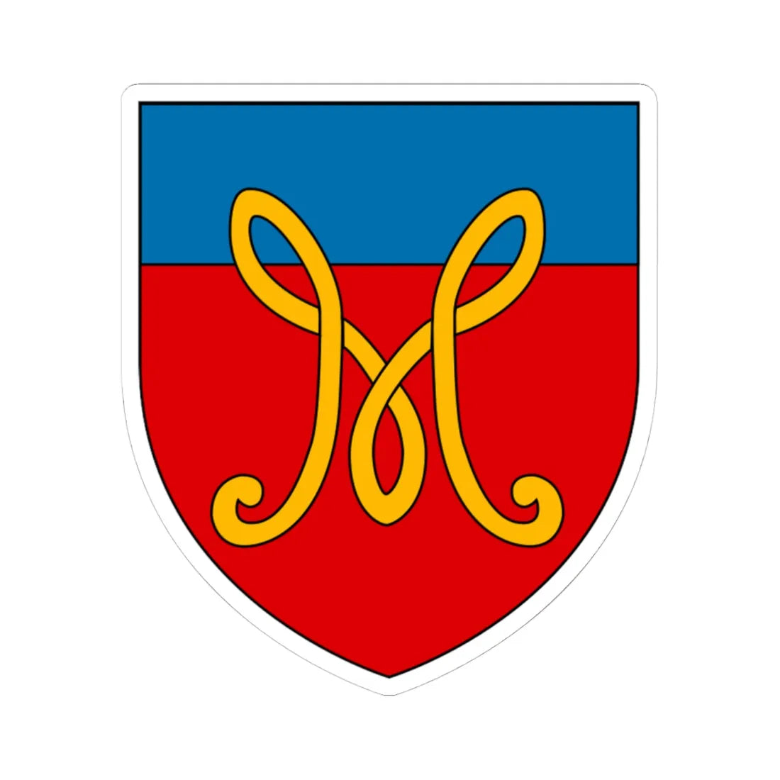 Mondovi Coat of Arms French Algeria (Algeria) (Coat of Arms) STICKER Vinyl Kiss-Cut Decal 4 Inch White - The Sticker Space