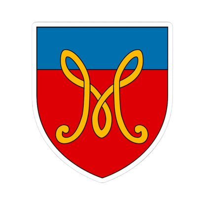 Mondovi Coat of Arms French Algeria (Algeria) (Coat of Arms) STICKER Vinyl Kiss-Cut Decal 4 Inch White - The Sticker Space