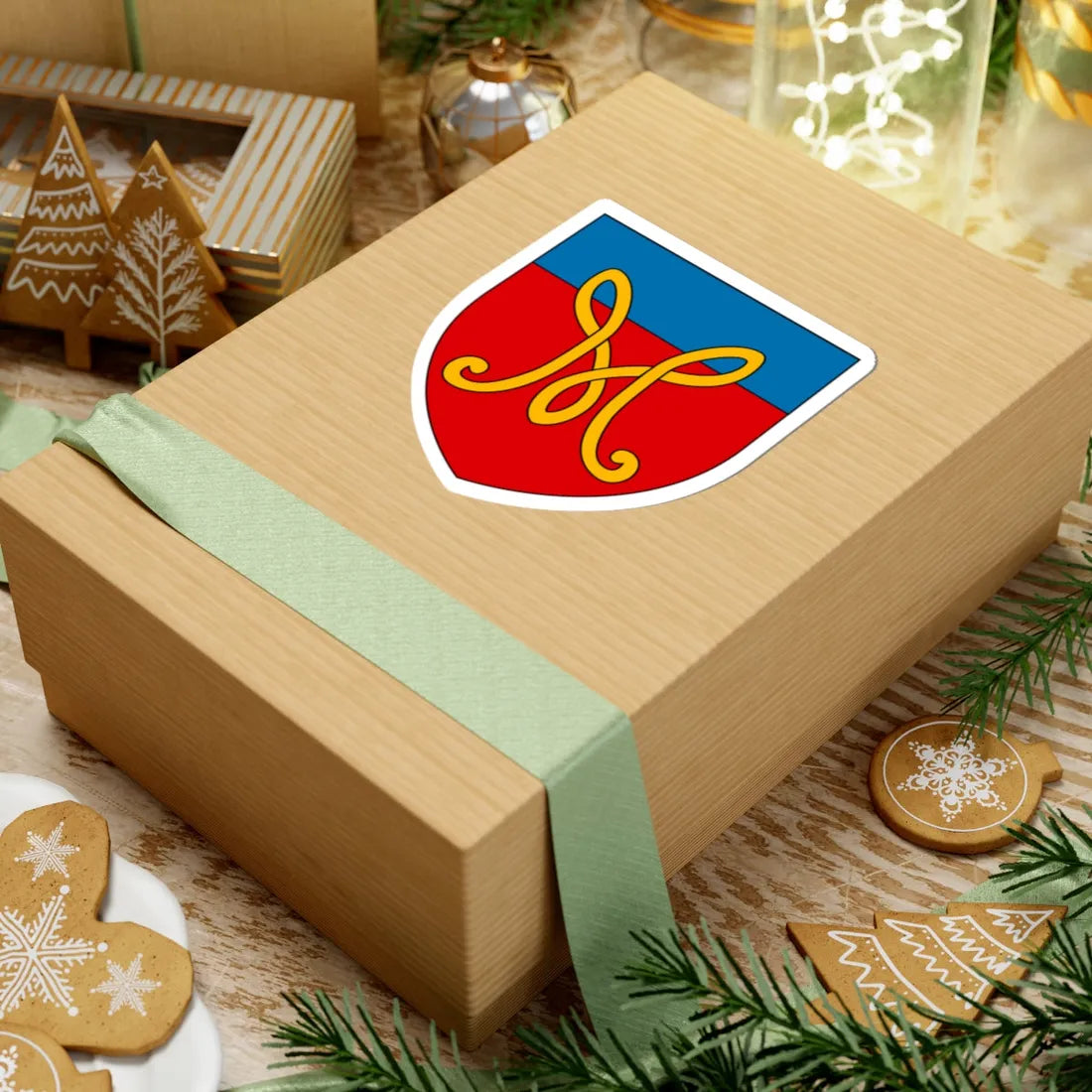 Mondovi Coat of Arms French Algeria (Algeria) (Coat of Arms) STICKER Vinyl Kiss-Cut Decal - The Sticker Space