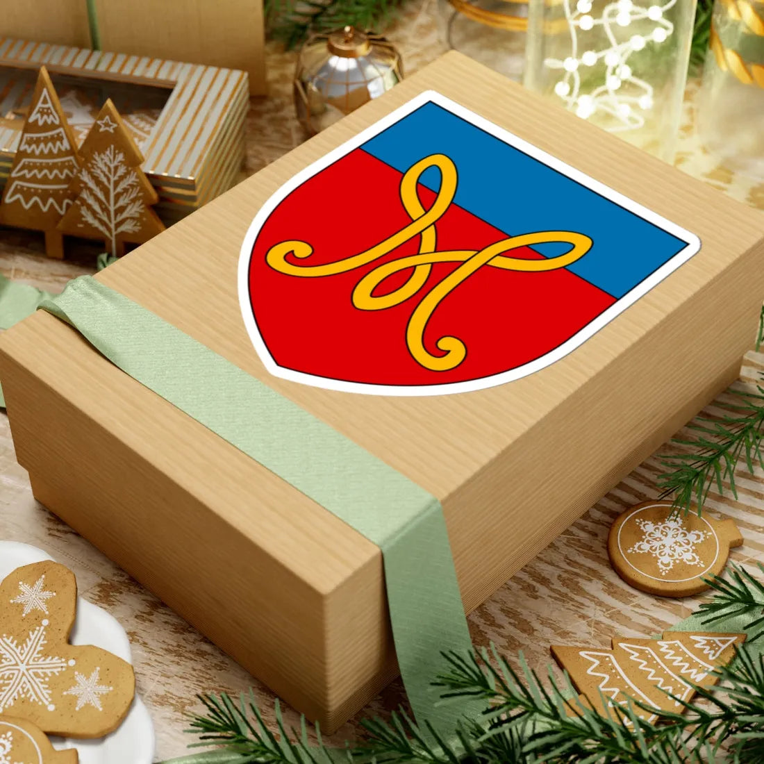 Mondovi Coat of Arms French Algeria (Algeria) (Coat of Arms) STICKER Vinyl Kiss-Cut Decal - The Sticker Space