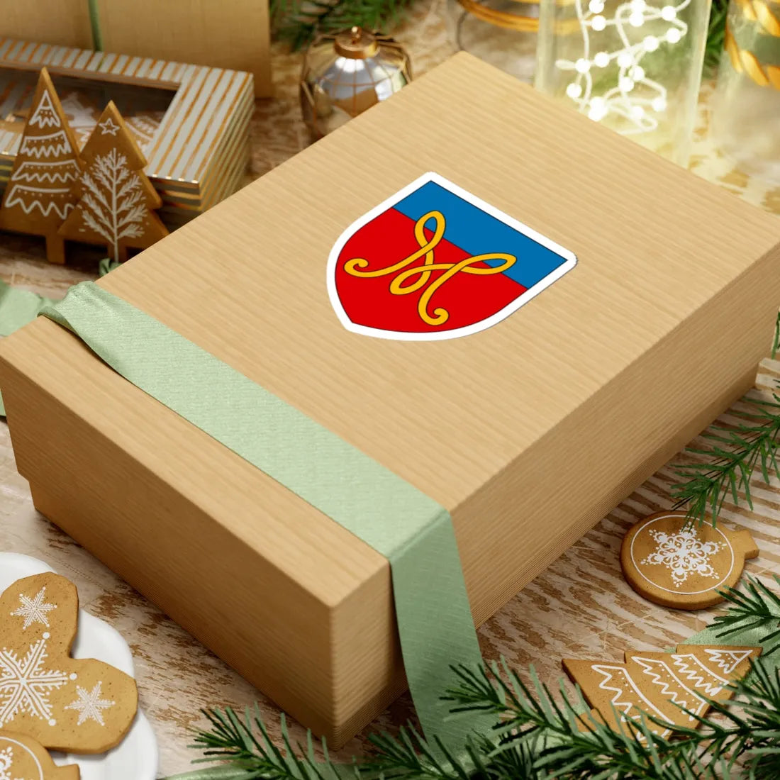 Mondovi Coat of Arms French Algeria (Algeria) (Coat of Arms) STICKER Vinyl Kiss-Cut Decal - The Sticker Space