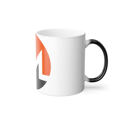 MONERO XMR (Cryptocurrency) Color Changing Mug 11oz-11oz-The Sticker Space