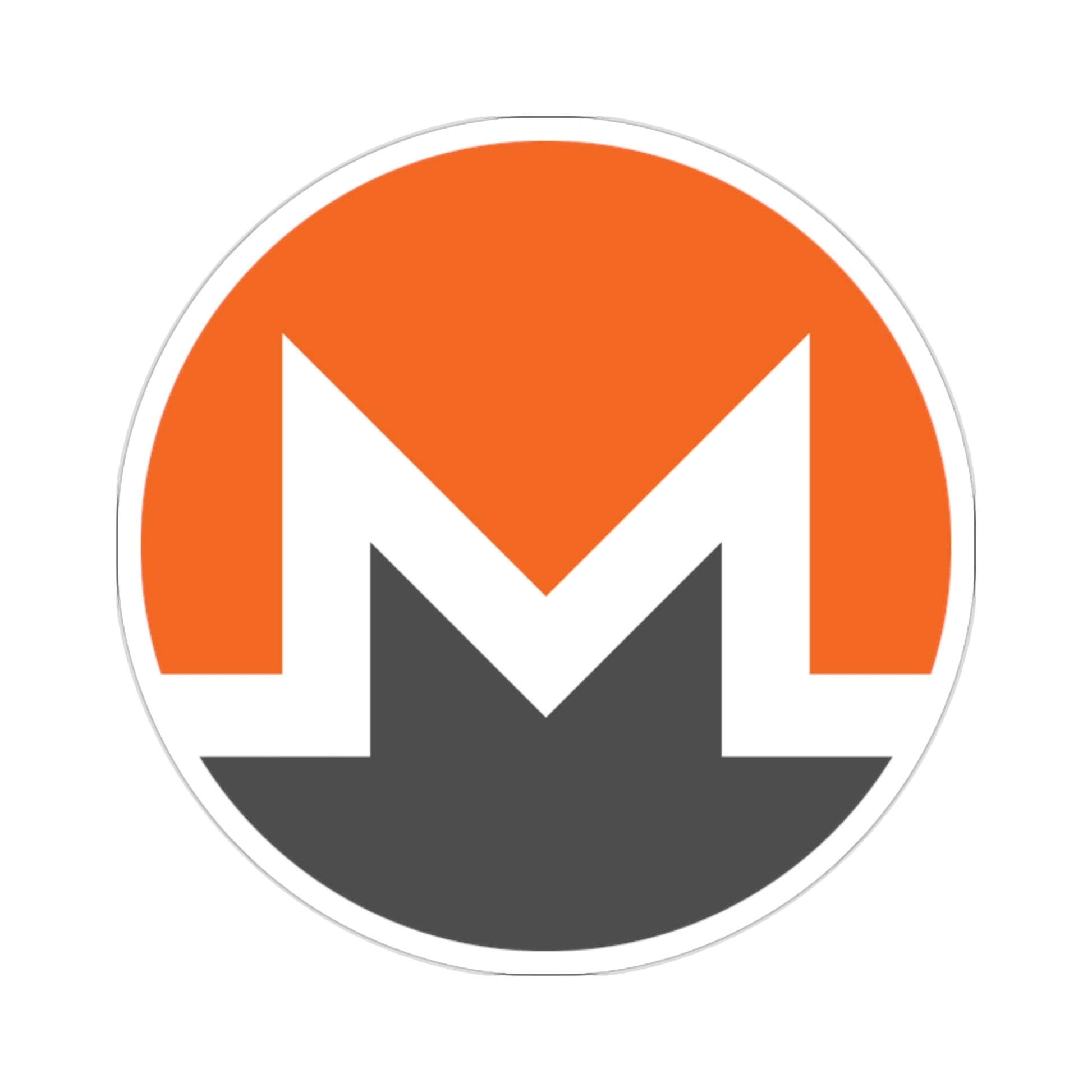 MONERO XMR (Cryptocurrency) STICKER Vinyl Die-Cut Decal-2 Inch-The Sticker Space