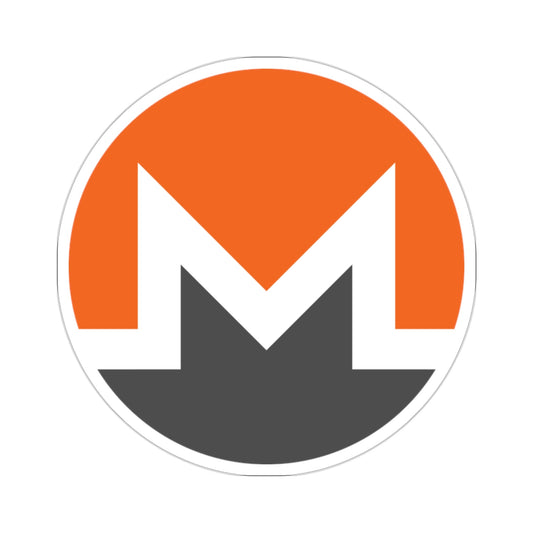 MONERO XMR (Cryptocurrency) STICKER Vinyl Die-Cut Decal-2 Inch-The Sticker Space