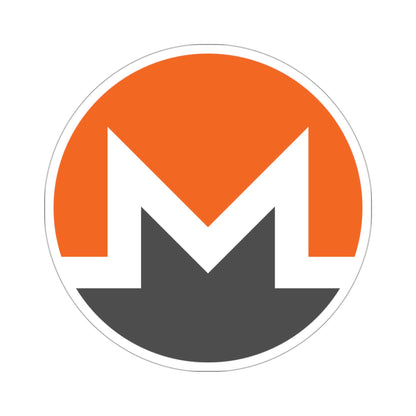 MONERO XMR (Cryptocurrency) STICKER Vinyl Die-Cut Decal-3 Inch-The Sticker Space