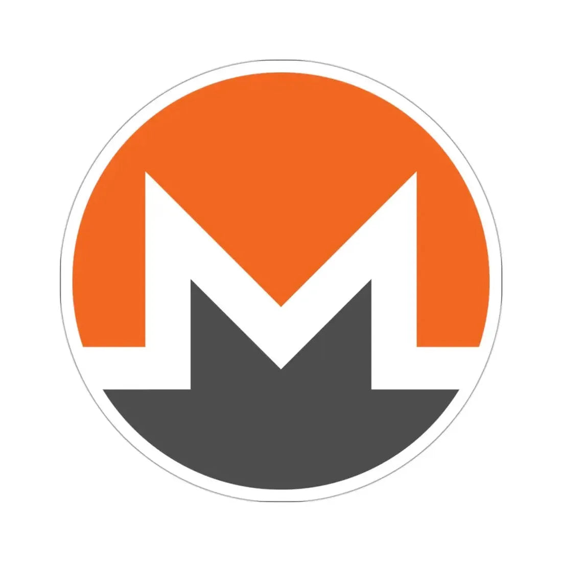 MONERO XMR (Cryptocurrency) STICKER Vinyl Die-Cut Decal 3 Inch - The Sticker Space
