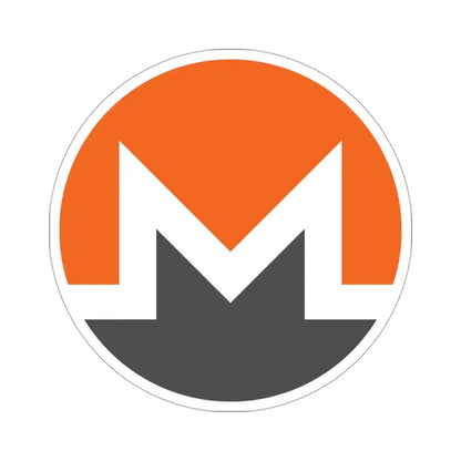 MONERO XMR (Cryptocurrency) STICKER Vinyl Die-Cut Decal 3 Inch - The Sticker Space