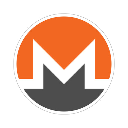 MONERO XMR (Cryptocurrency) STICKER Vinyl Die-Cut Decal-4 Inch-The Sticker Space