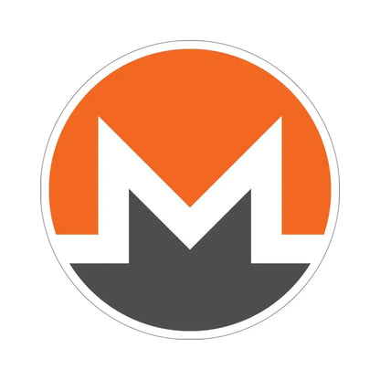 MONERO XMR (Cryptocurrency) STICKER Vinyl Die-Cut Decal 5 Inch - The Sticker Space