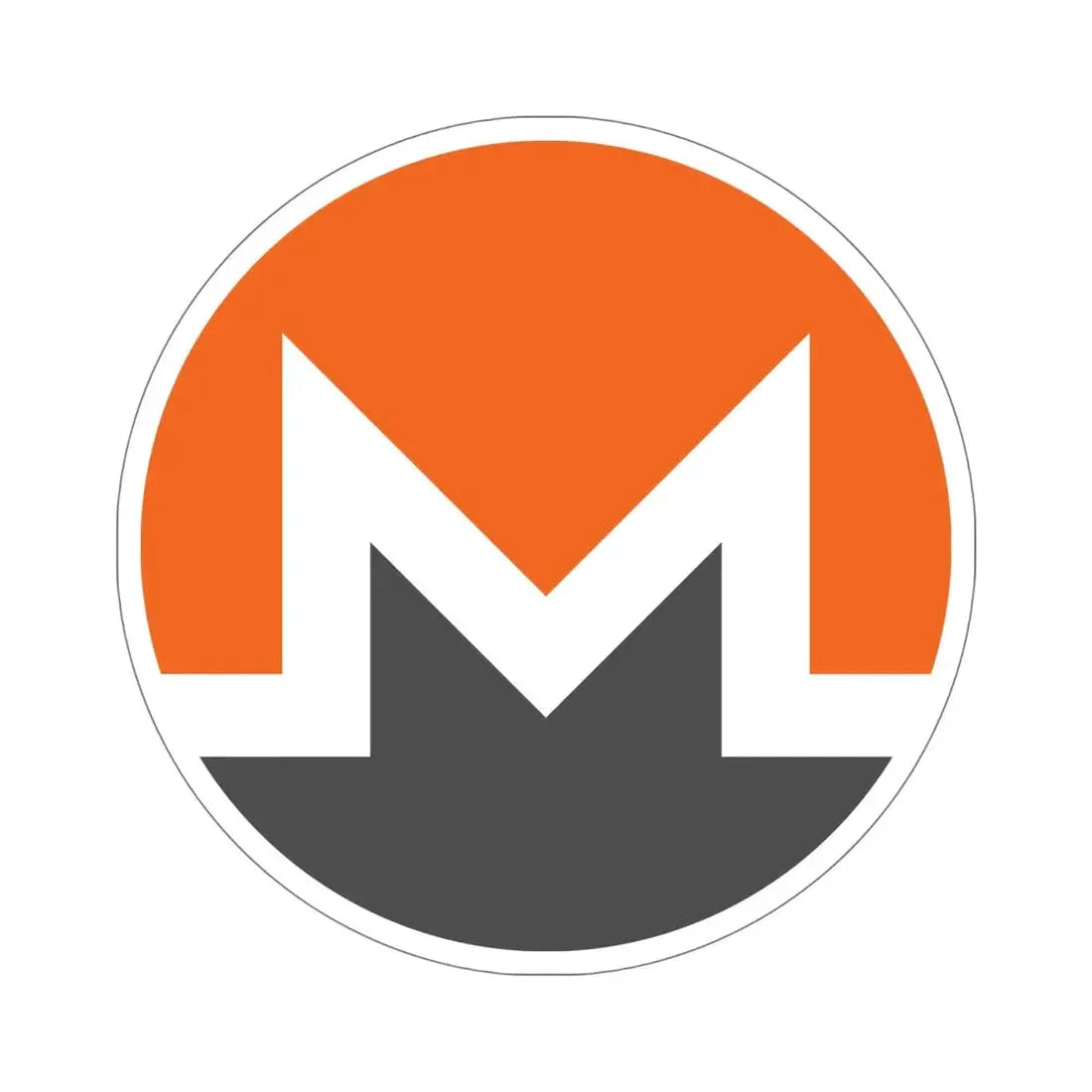 MONERO XMR (Cryptocurrency) STICKER Vinyl Die-Cut Decal 6 Inch - The Sticker Space