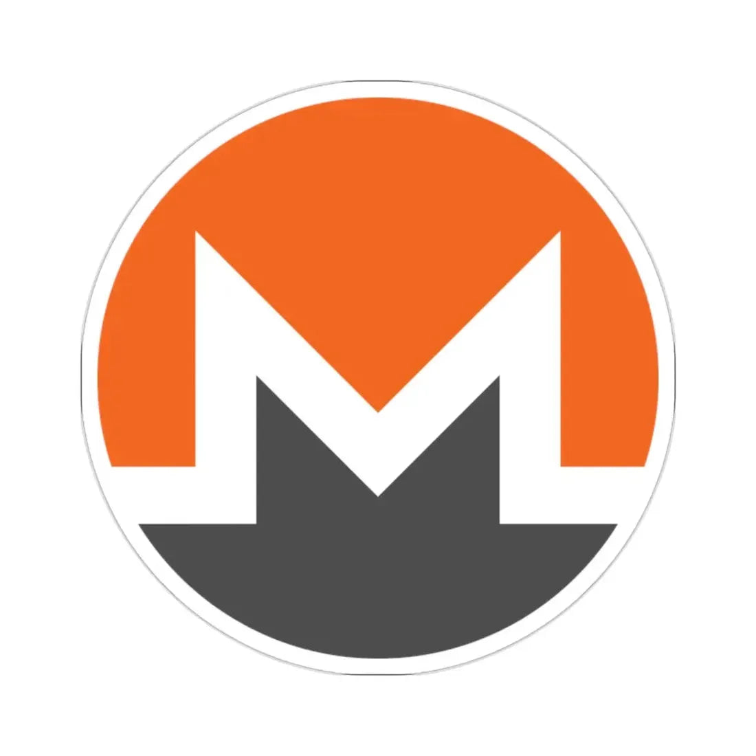 MONERO XMR (Cryptocurrency) STICKER Vinyl Die-Cut Decal - The Sticker Space