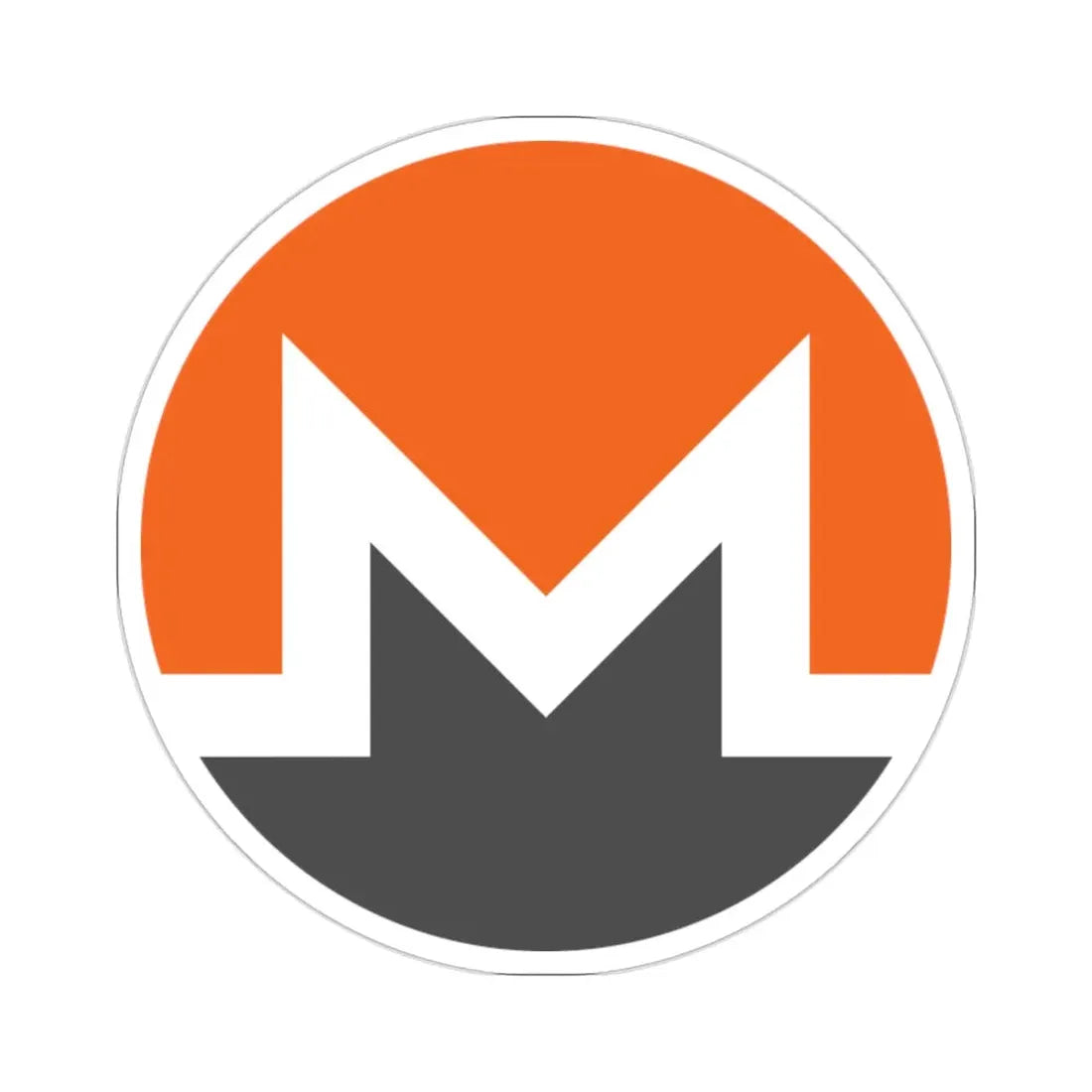 MONERO XMR (Cryptocurrency) STICKER Vinyl Die-Cut Decal - The Sticker Space