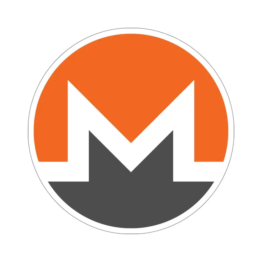 MONERO XMR (Cryptocurrency) STICKER Vinyl Die-Cut Decal - The Sticker Space