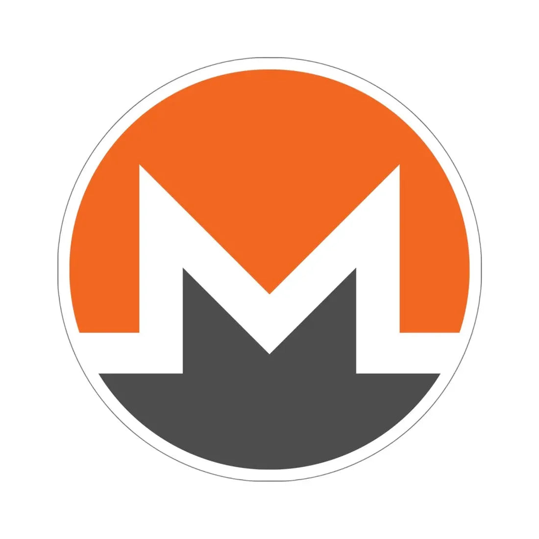 MONERO XMR (Cryptocurrency) STICKER Vinyl Die-Cut Decal - The Sticker Space