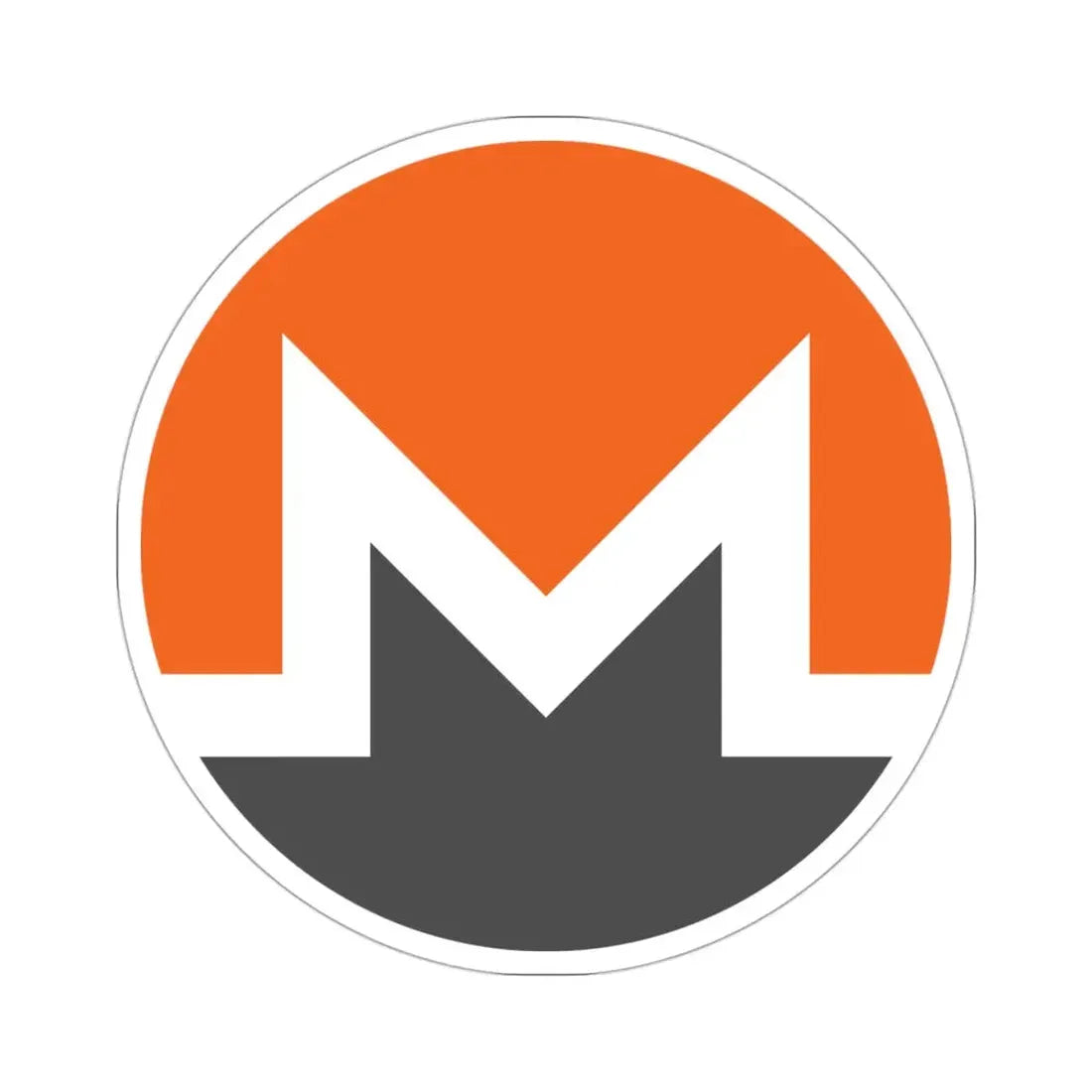 MONERO XMR (Cryptocurrency) STICKER Vinyl Die-Cut Decal - The Sticker Space