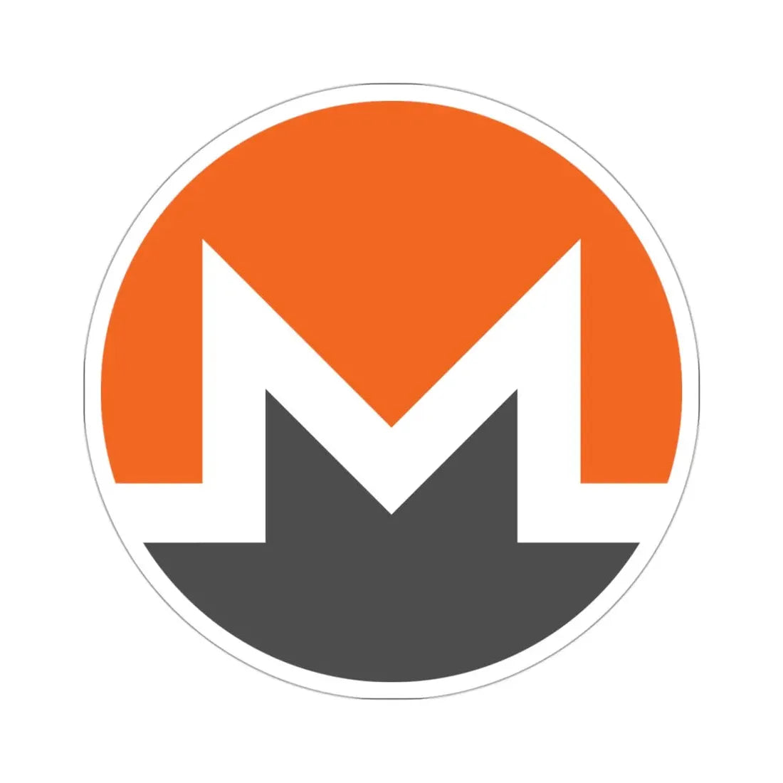 MONERO XMR (Cryptocurrency) STICKER Vinyl Die-Cut Decal - The Sticker Space