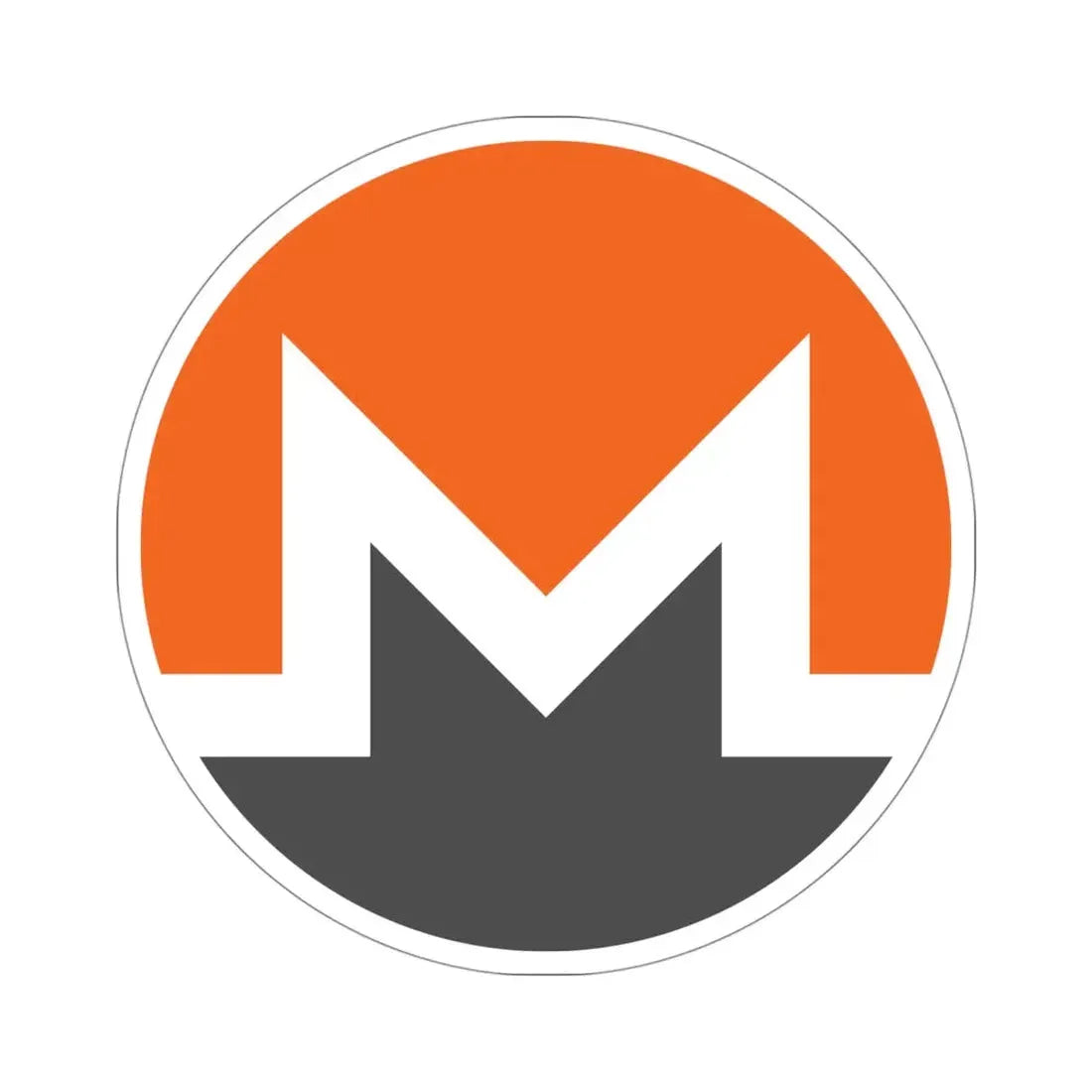 MONERO XMR (Cryptocurrency) STICKER Vinyl Die-Cut Decal - The Sticker Space