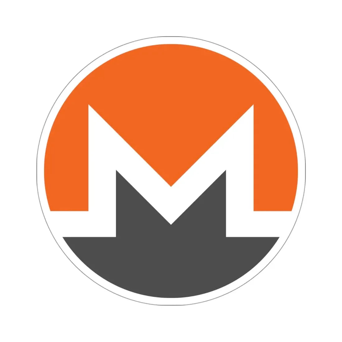 MONERO XMR (Cryptocurrency) STICKER Vinyl Die-Cut Decal - The Sticker Space