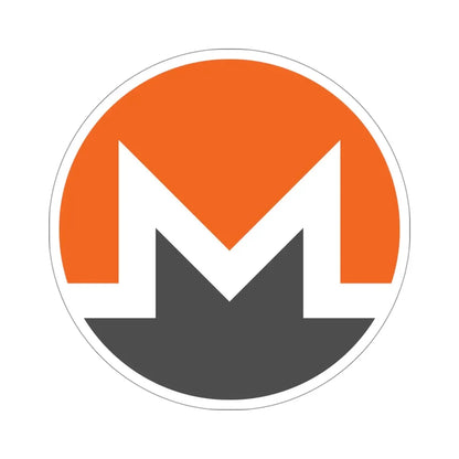 MONERO XMR (Cryptocurrency) STICKER Vinyl Die-Cut Decal - The Sticker Space