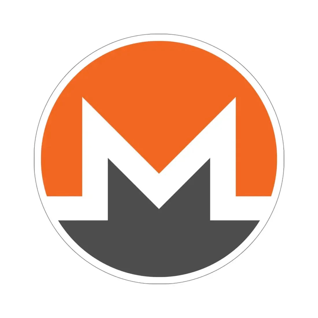 MONERO XMR (Cryptocurrency) STICKER Vinyl Die-Cut Decal - The Sticker Space