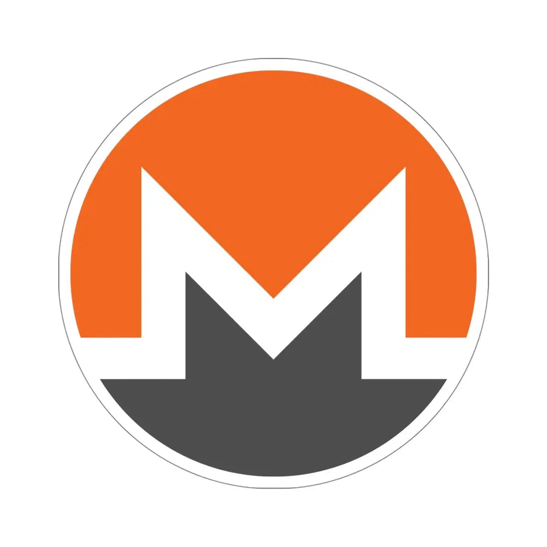MONERO XMR (Cryptocurrency) STICKER Vinyl Die-Cut Decal - The Sticker Space
