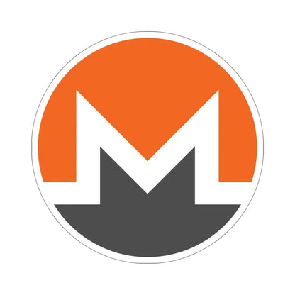 MONERO XMR (Cryptocurrency) STICKER Vinyl Die-Cut Decal - The Sticker Space
