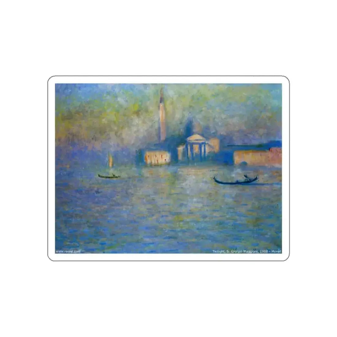 MONET, Claude - 01 (Artwork) STICKER Vinyl Die-Cut Decal White Die-Cut 2 Inch - The Sticker Space