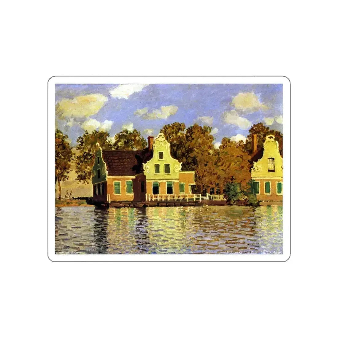 MONET, Claude - 02 (Artwork) STICKER Vinyl Die-Cut Decal White Die-Cut 5 Inch - The Sticker Space