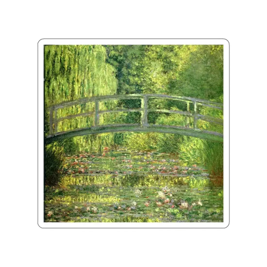 MONET, Claude - 09 (Artwork) STICKER Vinyl Die-Cut Decal White Die-Cut 3 Inch - The Sticker Space